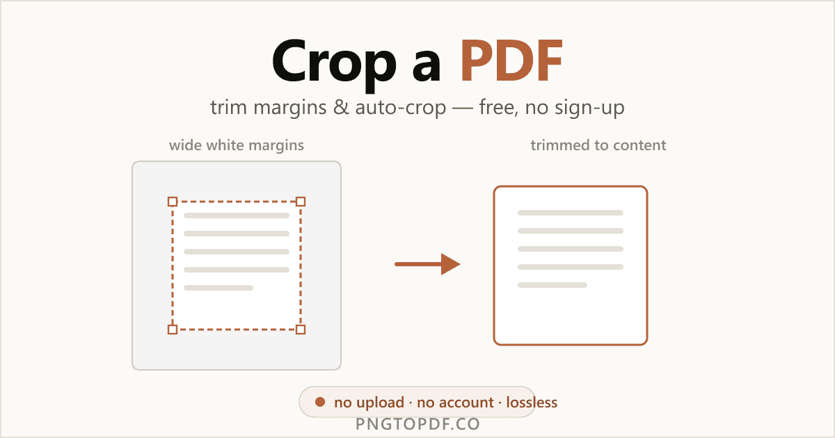 Cómo recortar un PDF sin Acrobat (gratis, sin registro) — 2026